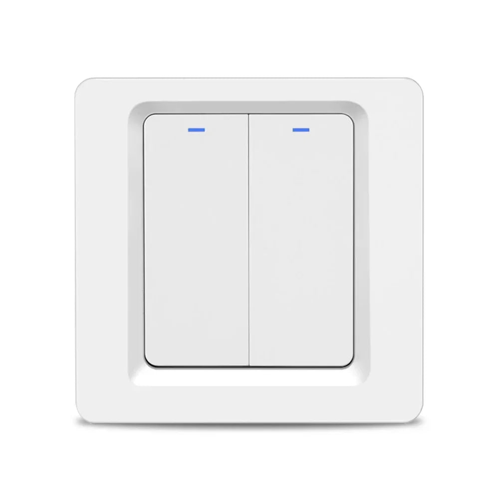 Smart Home  Homekit Smart WiFi Push Button Wall Switches 1/2/3Gang LED Room Lights for iphones Works with Siri Voice