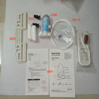 Acrylic slender smart toilet seat accessories for bathroom and toilet smart toilet seats with remote control