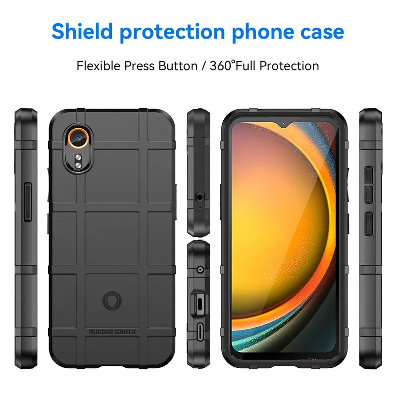For Samsung Galaxy XCover7 Case Samsung Galaxy XCover7 Cover Shockproof Armor Rubber Anti-Slip Phone Case Samsung Galaxy XCover7