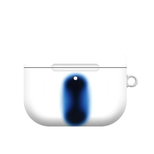 Ins Minimalist and Personalized Blue Dot Blending Shockproof Protective Cover Case for AirPods 1 2 3 4 Pro2 with Charm Pendant