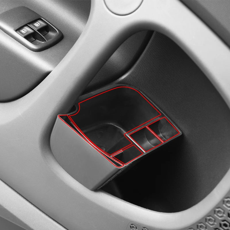 For Smart Fortwo Forfour 453 Accessories Car Door Storage Box Case Organizer Wallet Phone Coins Cigarette Keys Interior Styling