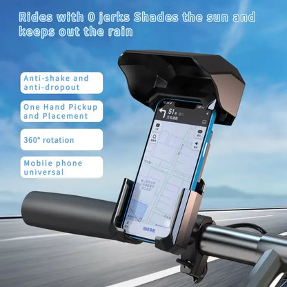 Waterproof Motorcycle Phone Holder With Removable Cover for Cell Phones