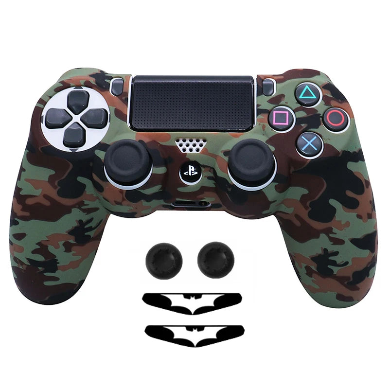 Soft Silicone Case Cover For PS 4 Controle Shell For PS4 Controller Skin Gamepad Joystick Controle Cases Covers