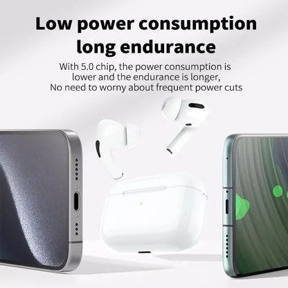 Wireless Bluetooth Earbuds Fake Air Pods TWS 5.3 Touch Control In-Ear Hi-Fi Stereo Earbuds with Charging Case For