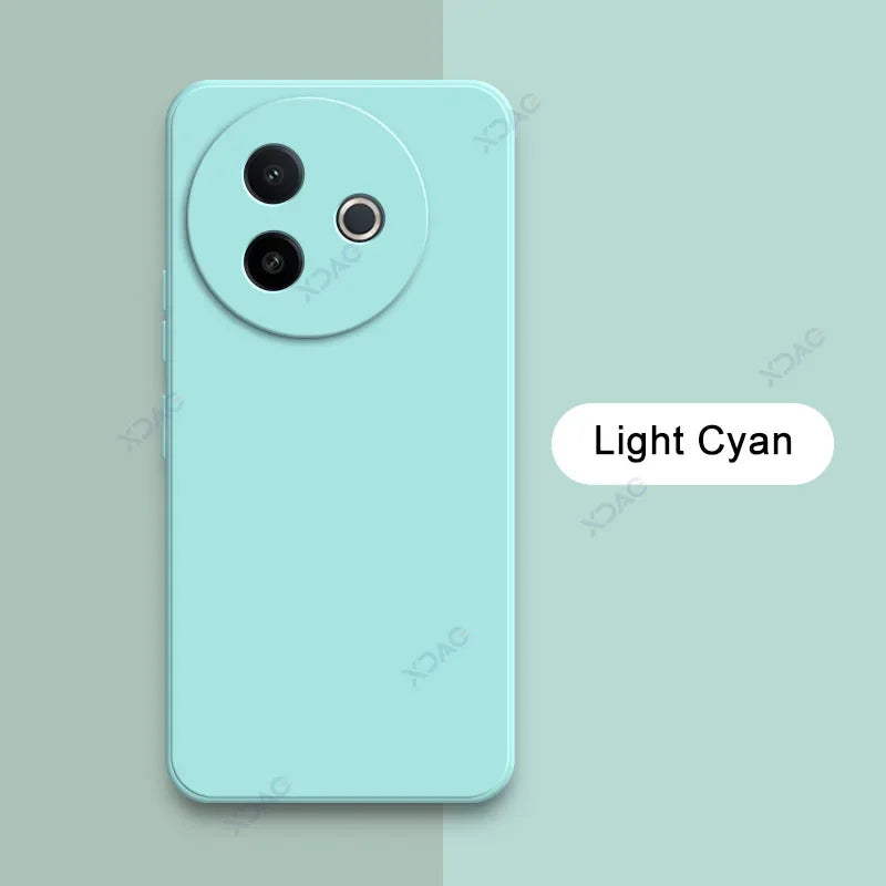 Luxury Dual Layer Cellphones Cases Covers for VIVO Y39 5G 6.68" Global Lens Protection VIVOY39 Soft Candy Silicone Square Armor