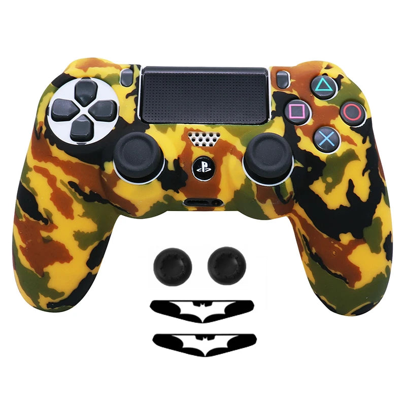 Soft Silicone Case Cover For PS 4 Controle Shell For PS4 Controller Skin Gamepad Joystick Controle Cases Covers