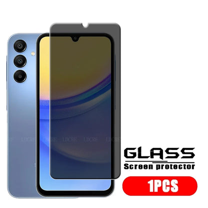 4Pcs For Samsung Galaxy A16 Glass For Samsung A16 Screen Protector 9H HD Protective Anti-Spy Privacy Tempered Glass Samsung A16
