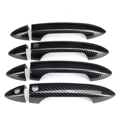 1 Set For Honda Accord 2013-2017 Exterior Smart Door Handle Frame Cover Trim With Smartkey ABS Protective Sticker Accessories