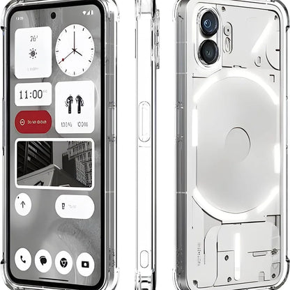 Clear Case For Nothing Phone 1 2 One Two Thick Shockproof Soft Silicone Phone Cover No thing Phone1 Phone2