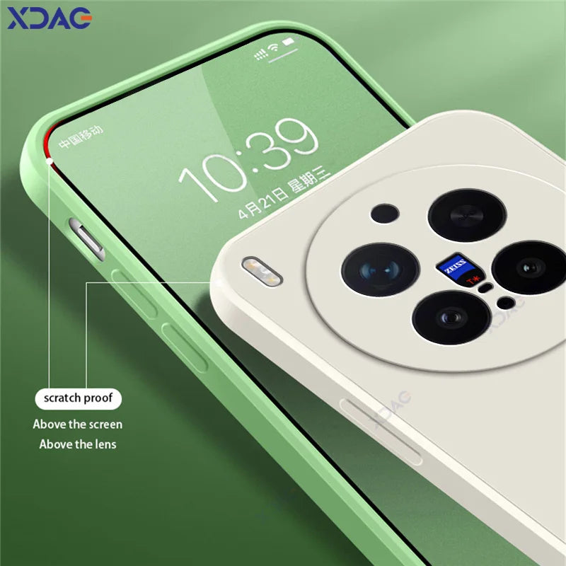 Original Candy Fashion Cases Covers for VIVO X300 Pro Ultra X300Ultra X300Pro VIVOX300 Soft Square Liquid Silicone Phone Housing