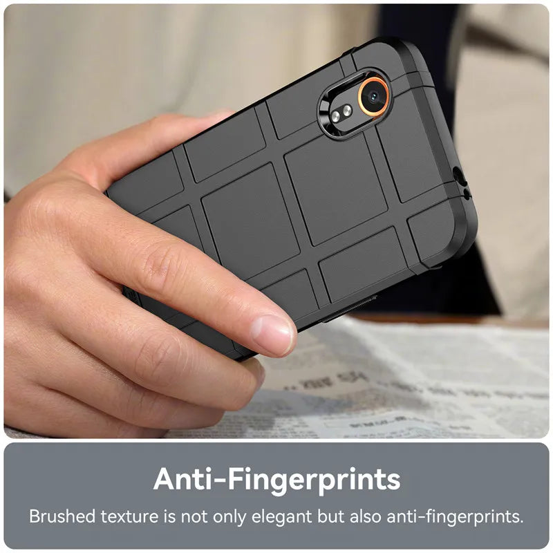 For Samsung Galaxy XCover7 Case Samsung Galaxy XCover7 Cover Shockproof Armor Rubber Anti-Slip Phone Case Samsung Galaxy XCover7