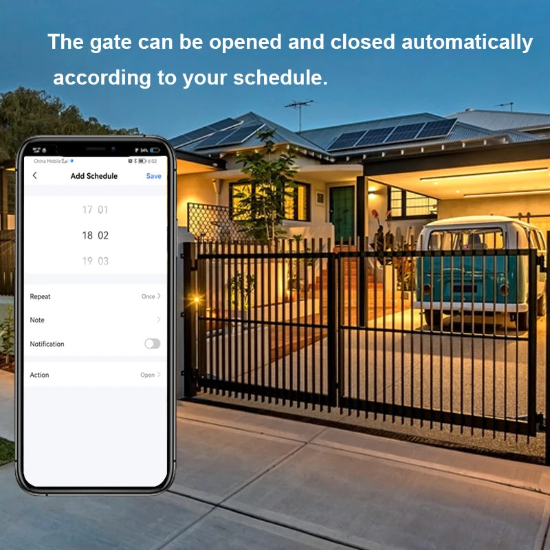 Smart WiFi Garage Door Sliding Gate Opener Controller App Remote Monitor Timer Open Close Control Work with Tuya