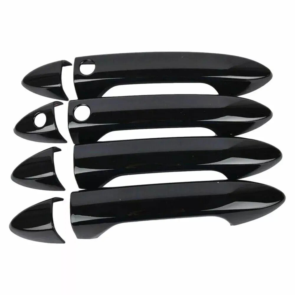 1 Set For Honda Accord 2013-2017 Exterior Smart Door Handle Frame Cover Trim With Smartkey ABS Protective Sticker Accessories
