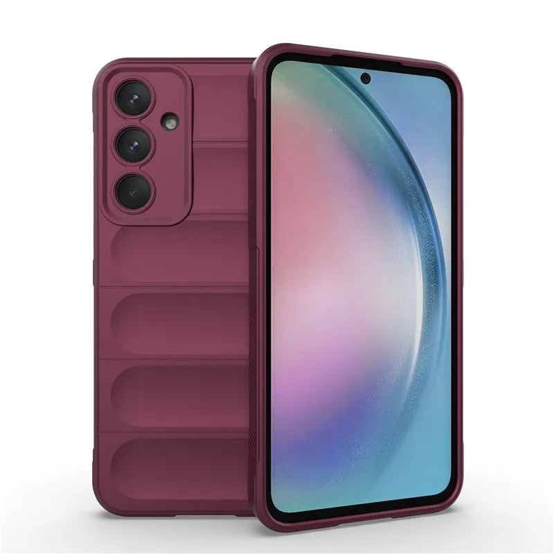 For Samsung Galaxy A55 Case Samsung A55 Cover Silicone Bumper Shield Protective Phone Cases On For Samsung A55 A35 A15 A14 Funda