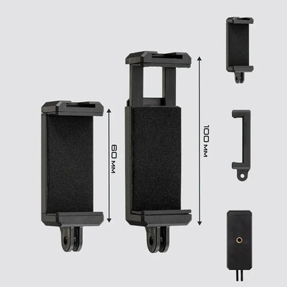 Head-Mounted Phone Holder First-Person Video Live Headband Body Mount For Phone Smartphones Action Camera