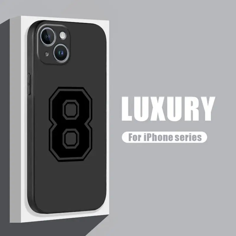phone Cases for iphone 14 case 11 12 15 Pro XS Max 8 13 Mini X SE 7 16 Plus funda Antiscratch cover Basketball Numbers 10 7 30