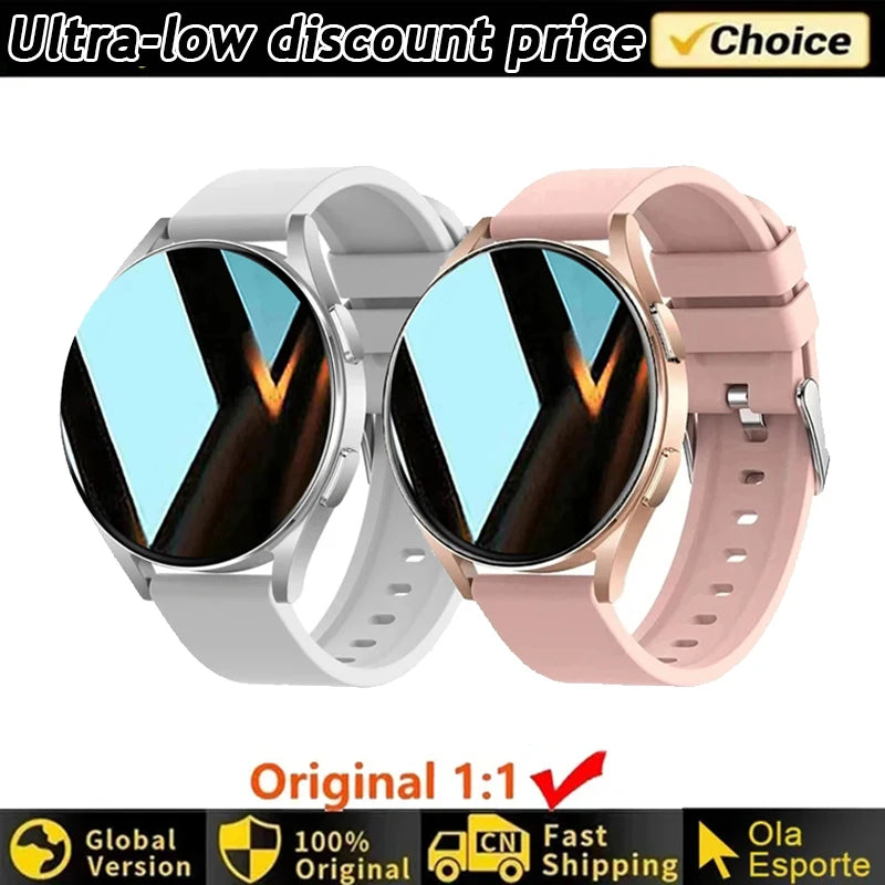 Smartwatch Women Watch 6 Health Monitoring Watch Waterproof Voice Assistant Bluetooth Call Smart Watch 2026 New Sports Watch