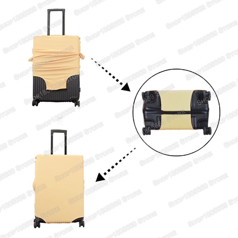 Funny Underwater Sea Animal Print Luggage Cover Elastic Suitcase Cover for Travelling Anti-dust Trolley Cases Covers