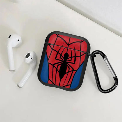 Earphone Cases Cover Case For Airpods 1 2 Pro3 3 4 Pro Pro2 Black Spider Design