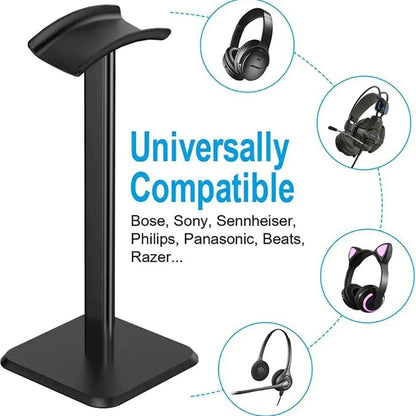 Headphone Stand Desktop Headset Holder-Desk Earphone Stand for All Headsets Such as Airpods Max HyperX Gaming Headphones
