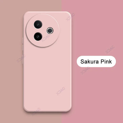 Luxury Dual Layer Cellphones Cases Covers for VIVO Y39 5G 6.68" Global Lens Protection VIVOY39 Soft Candy Silicone Square Armor