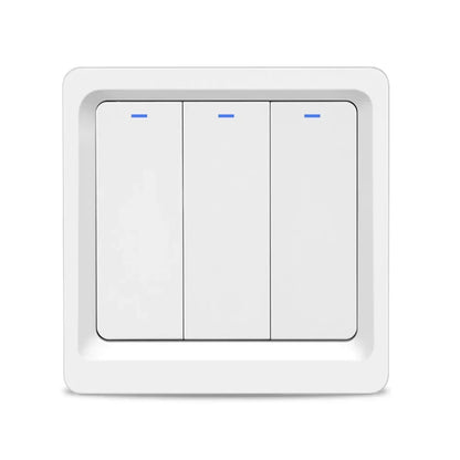 Smart Home  Homekit Smart WiFi Push Button Wall Switches 1/2/3Gang LED Room Lights for iphones Works with Siri Voice