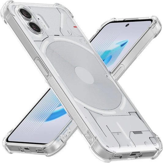 Clear Case For Nothing Phone 1 2 One Two Thick Shockproof Soft Silicone Phone Cover No thing Phone1 Phone2