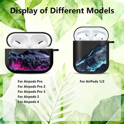 Earphone Cases Cover Case For Airpods 3 Pro2 Pro3 1 Pro 4 2 Snow Mountain Airplane