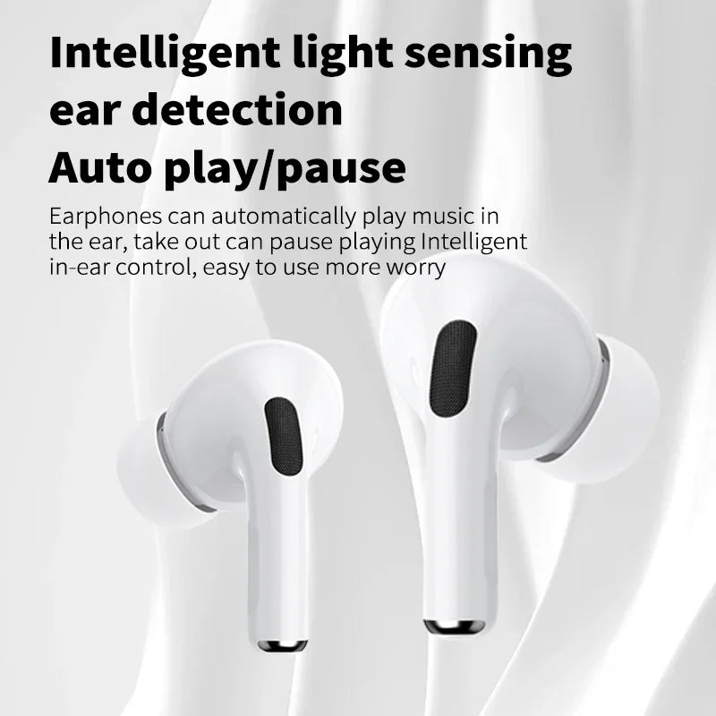 Wireless Bluetooth Earbuds Fake Air Pods TWS 5.3 Touch Control In-Ear Hi-Fi Stereo Earbuds with Charging Case For