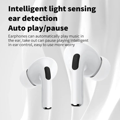 Wireless Bluetooth Earbuds Fake Air Pods TWS 5.3 Touch Control In-Ear Hi-Fi Stereo Earbuds with Charging Case For