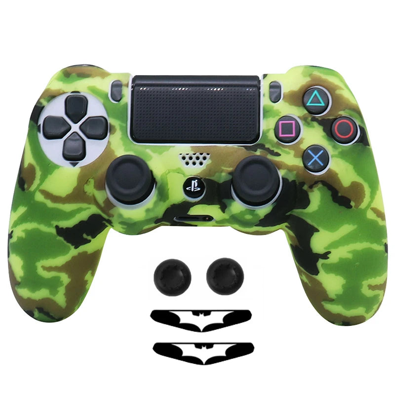 Soft Silicone Case Cover For PS 4 Controle Shell For PS4 Controller Skin Gamepad Joystick Controle Cases Covers