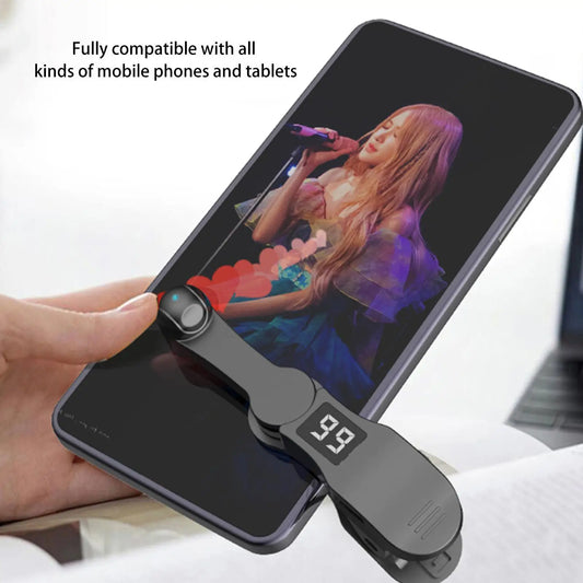 Smart Automatic Screen Clicker Automatic Finger Clicking Device Smartphone Continuous Clicking Gadgets for Live Broadcast Likes