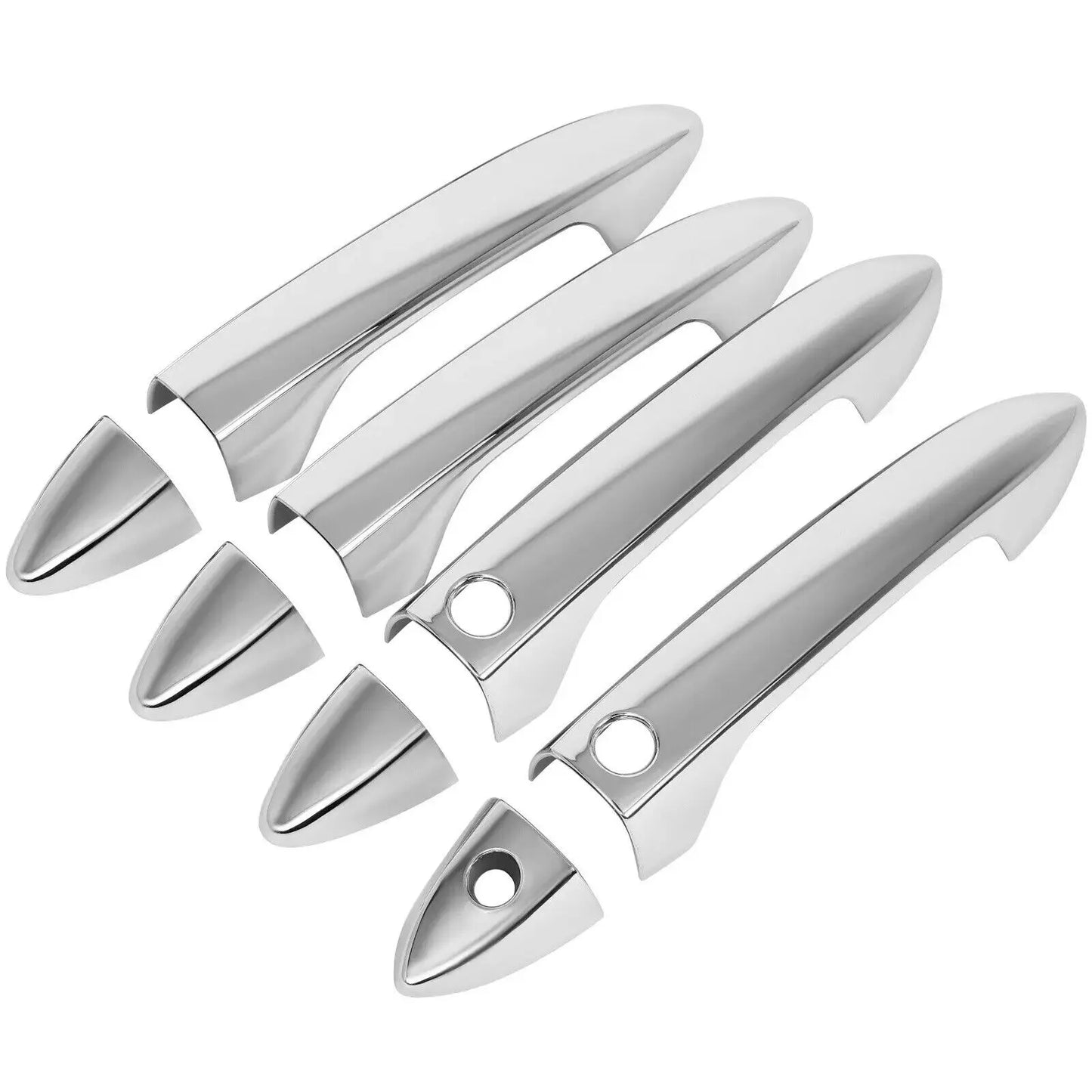 1 Set For Honda Accord 2013-2017 Exterior Smart Door Handle Frame Cover Trim With Smartkey ABS Protective Sticker Accessories