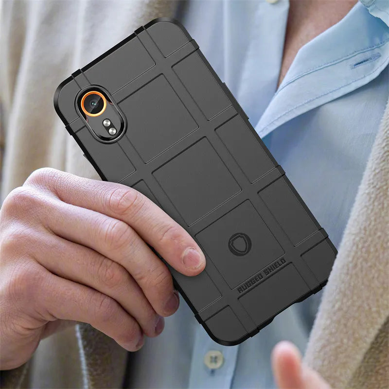 For Samsung Galaxy XCover7 Case Samsung Galaxy XCover7 Cover Shockproof Armor Rubber Anti-Slip Phone Case Samsung Galaxy XCover7